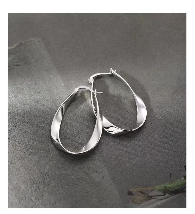 pexrl sieraden - Sterling zilveren oorbel