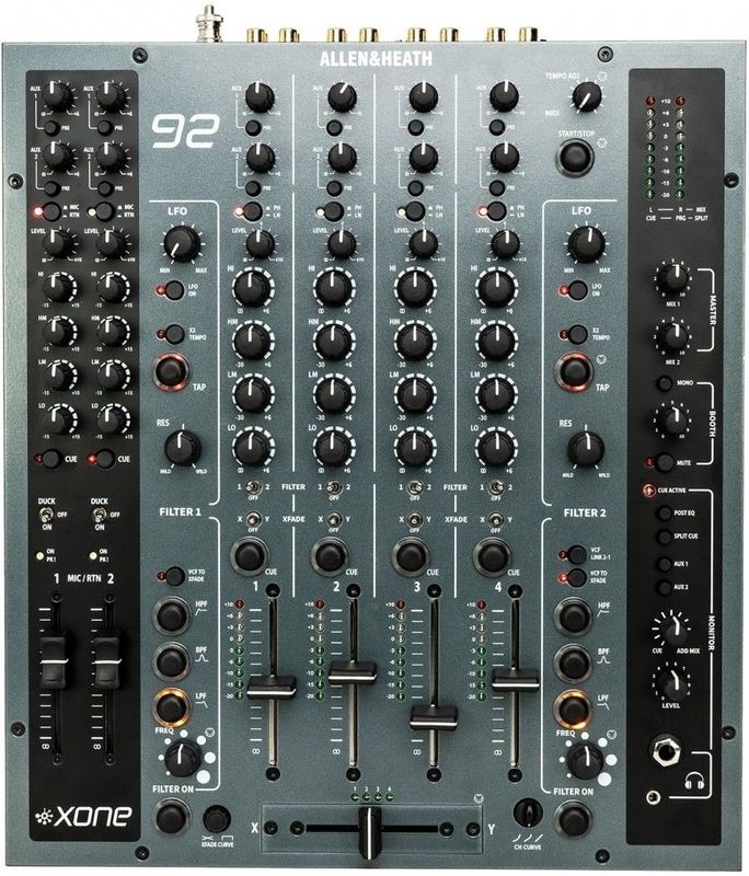 Allen & Heath Xone:92 MK2 6 Channel Club & DJ Mixer