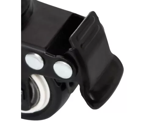 Roues pour jardinière 4 pièces noir 8x3,5x8 cm fer