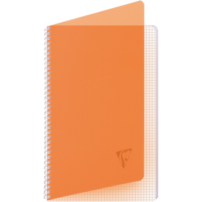 Cahier spirale Clairefontaine Linicolor A4 21 x 29,7 cm petits carreaux 100 pages