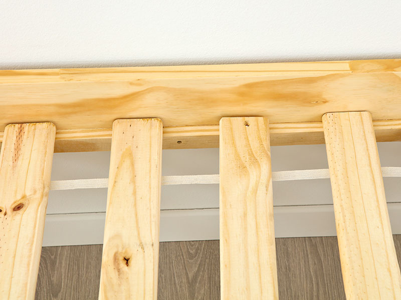 Rolllattenrost - Massivholz - für 140 cm breites Bett