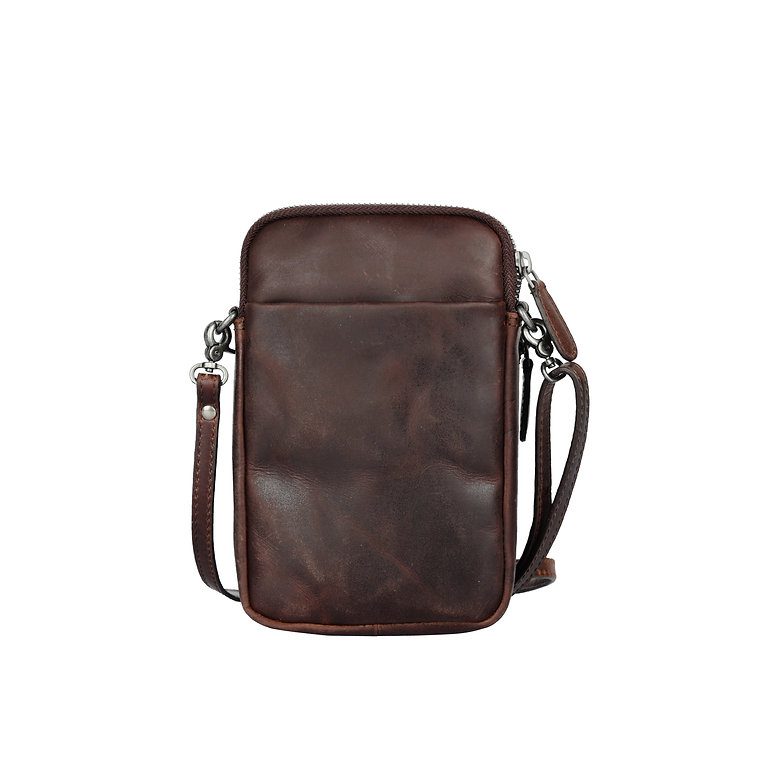 Sparwell Knox Telefoontasje Dark Brown