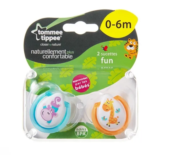 Tommee Tippee Fun Style, Klassisk babysut, Ortodontisk, Silikone