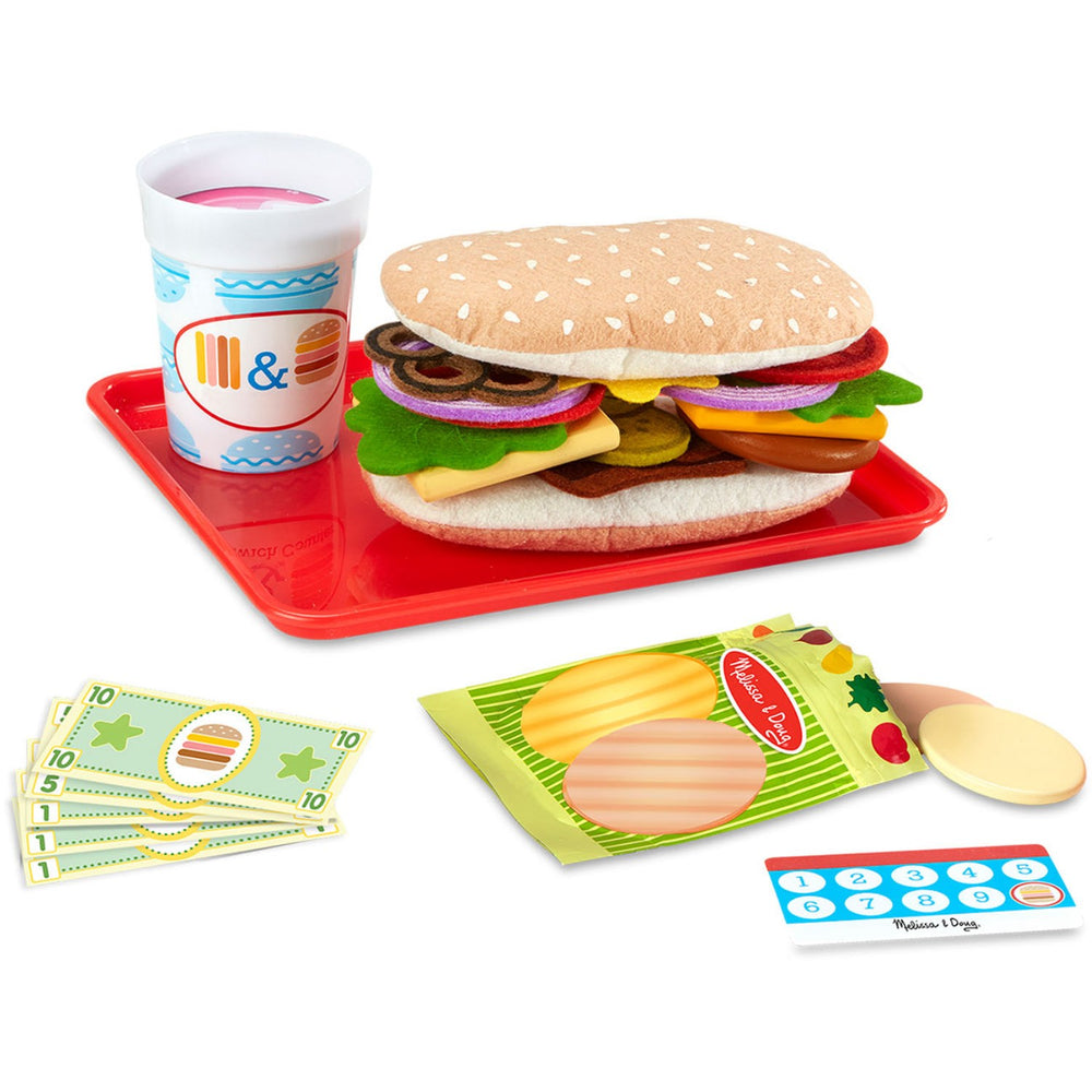 Køb Melissa & Doug Multifarvet Sandwich-Disk Sæt Med 52 Dele
