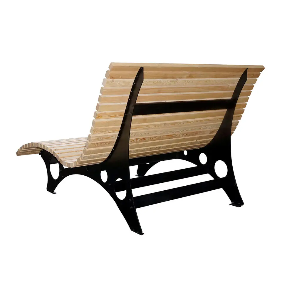 HOME DELUXE wave houten ligstoel TAIGA - 150 cm