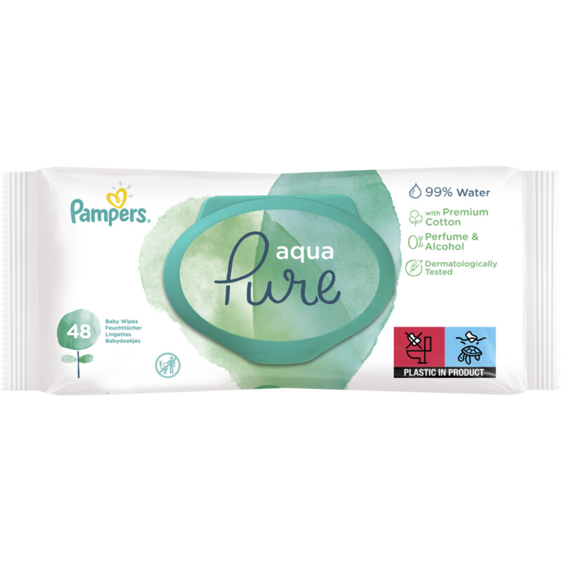 Pampers Harmonie new baby 0% plastic babydoekjes