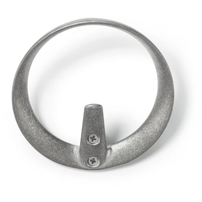 Garderobenhaken Aluminium, Poliert