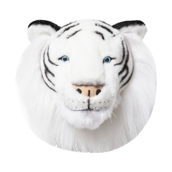 Wild & Soft Tijger Albert Dierenkop Wit