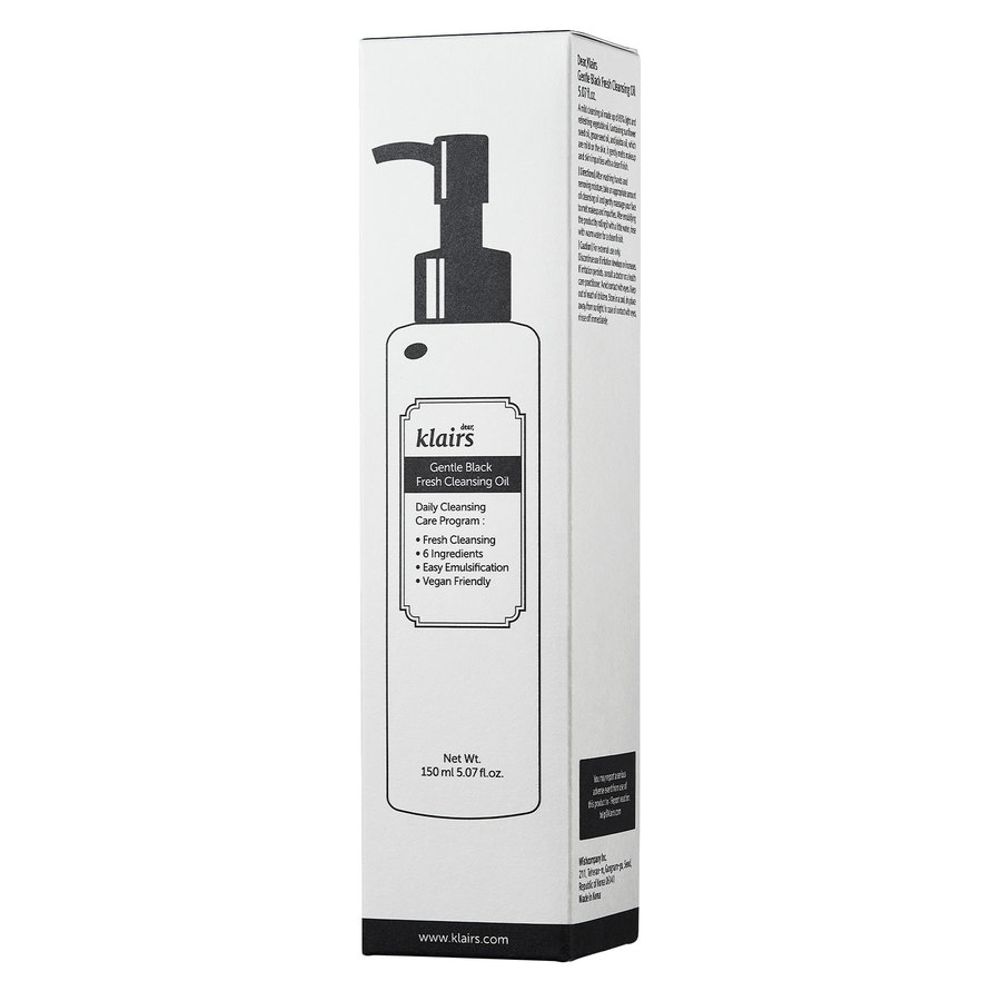 Klairs Gentle Black Fresh Cleansing Oil 150ml