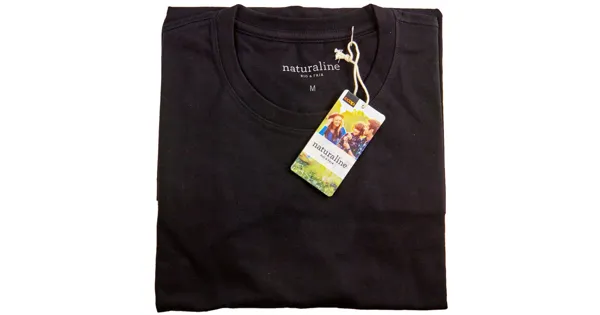 Naturaline Herren T-Shirt Kurzarm schwarz M
