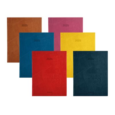 Agenda Lucca Optivision - 1 semaine sur 2 pages - 17 x 22 cm - disponible dans différentes couleurs - Brepols