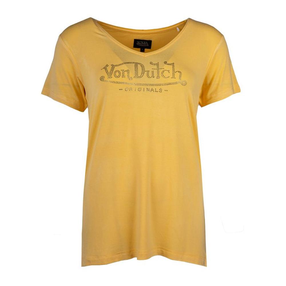 Von Dutch T-shirt Jaune Femme Von Dutch ROAN