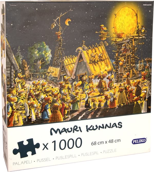 Mauri Kunnas Smiing av solen puslespill, 1000 brikker