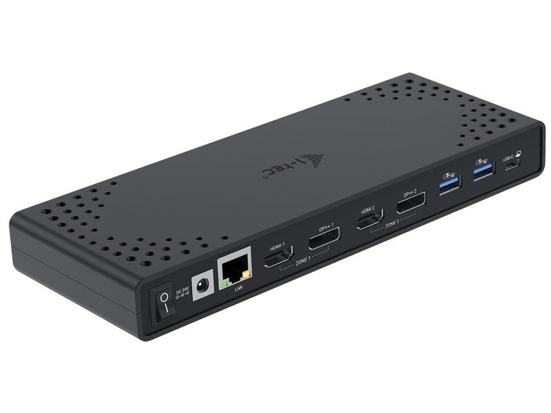 i-tec Dockingstation USB 3.0 / USB-C / Thunderbolt 3 Dual D Universelle Dockingstation mit Dual-Display Support und Power Delivery bis 100 W