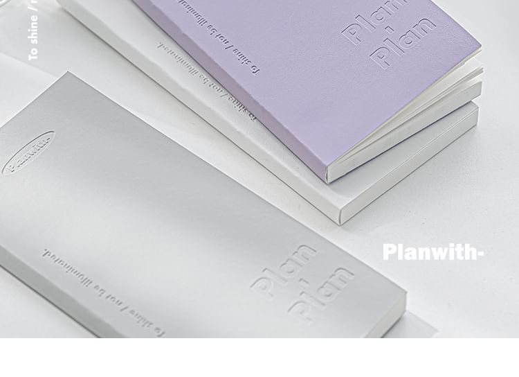 pinkjuava - Lettering Medium Scheduler / Boekhoes