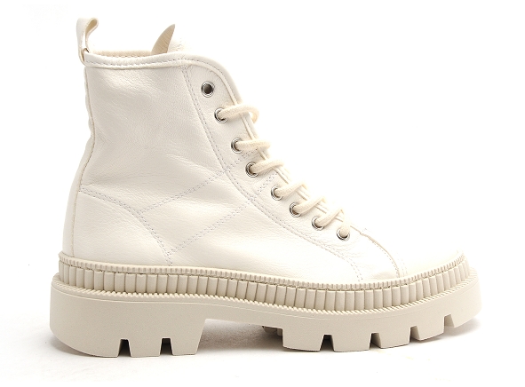 Alpe boots bottine plates femme 2307 blanc