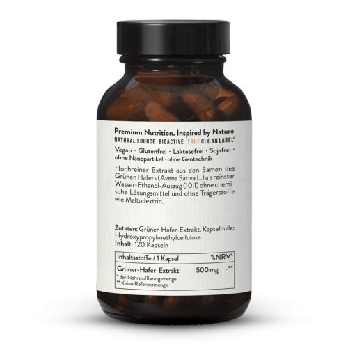 Sunday Natural Products  Grüner HaferExtrakt Kapseln