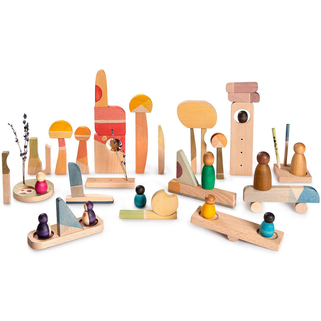 Grapat speelset happy place - 40-delig