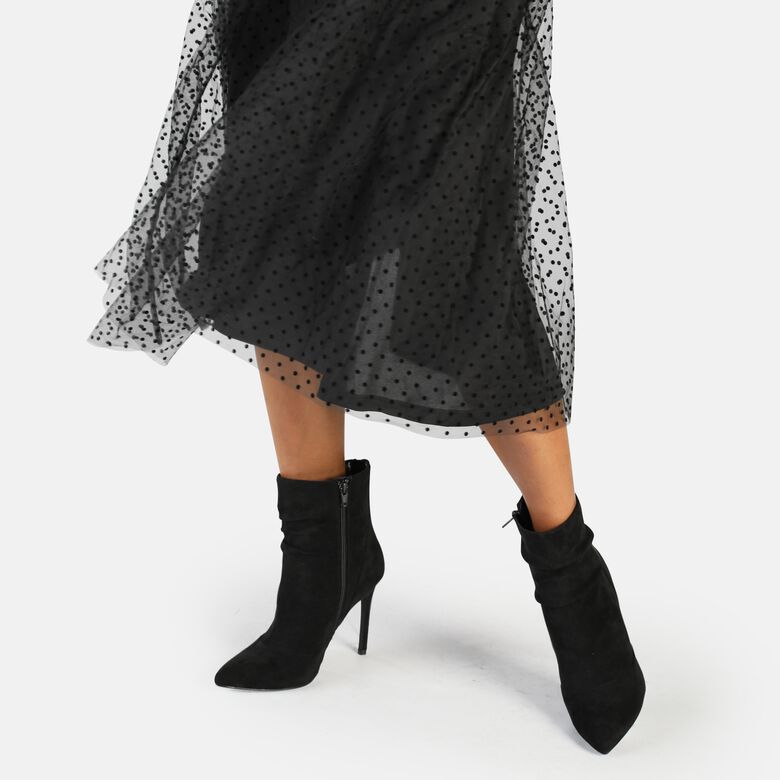 Juliet Zip Ankleboot Bottines vegan, noir