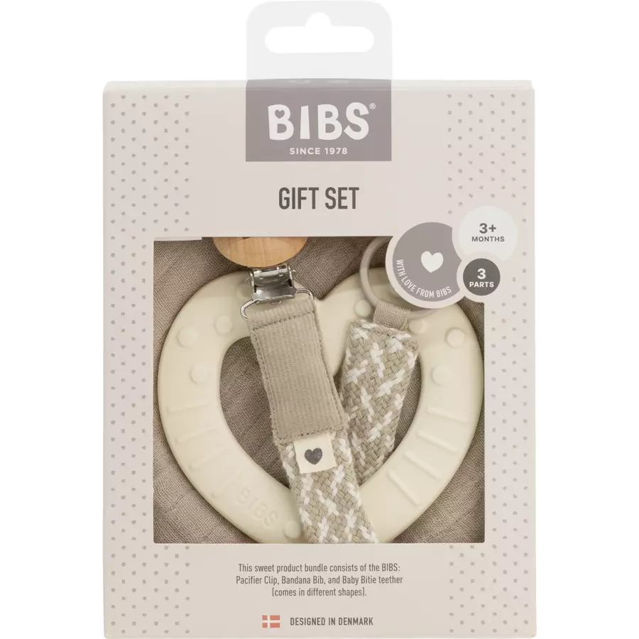 BIBS® Geschenkset Meine ersten 6 Monate Ivory