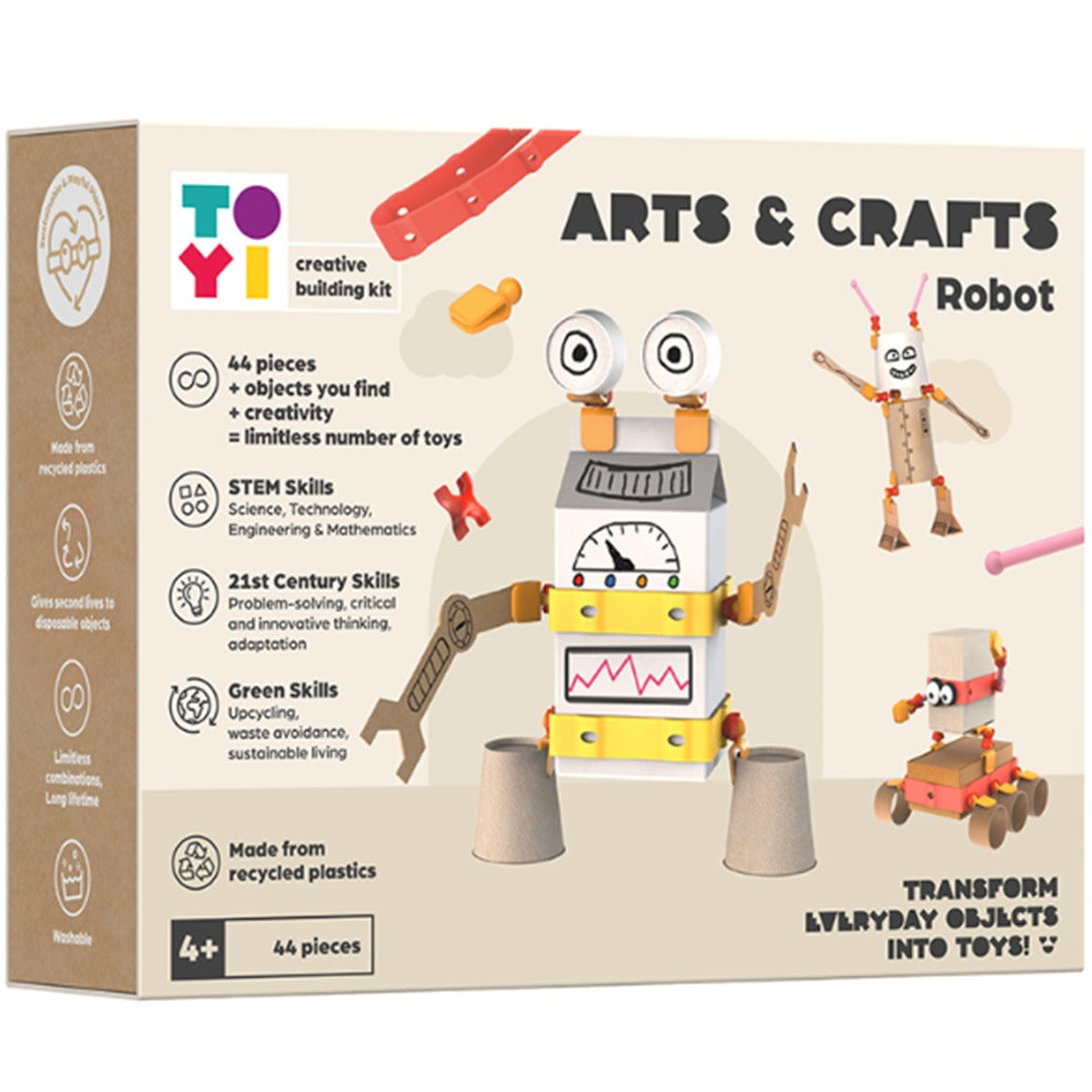 Toyi bouwpakket arts and crafts robot