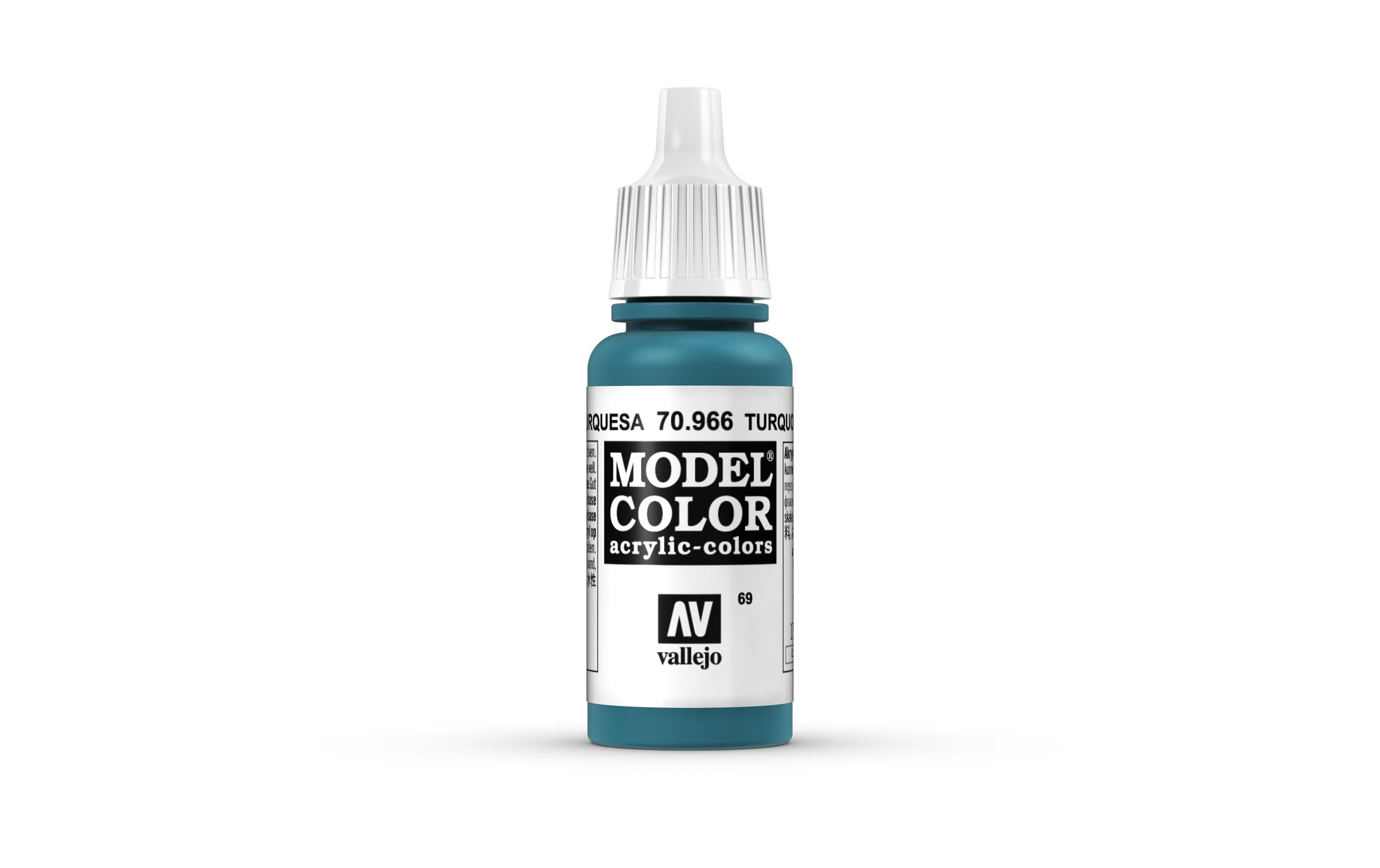 Acrylfarbe Matt, Türkis 17 mlModel Color Turquoise