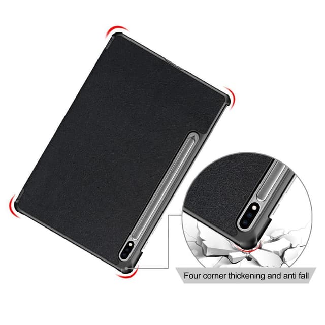 Trifoldet stativ Smart Taske til Samsung Galaxy Tab S7 FE/Tab S7 Plus/Tab S8+