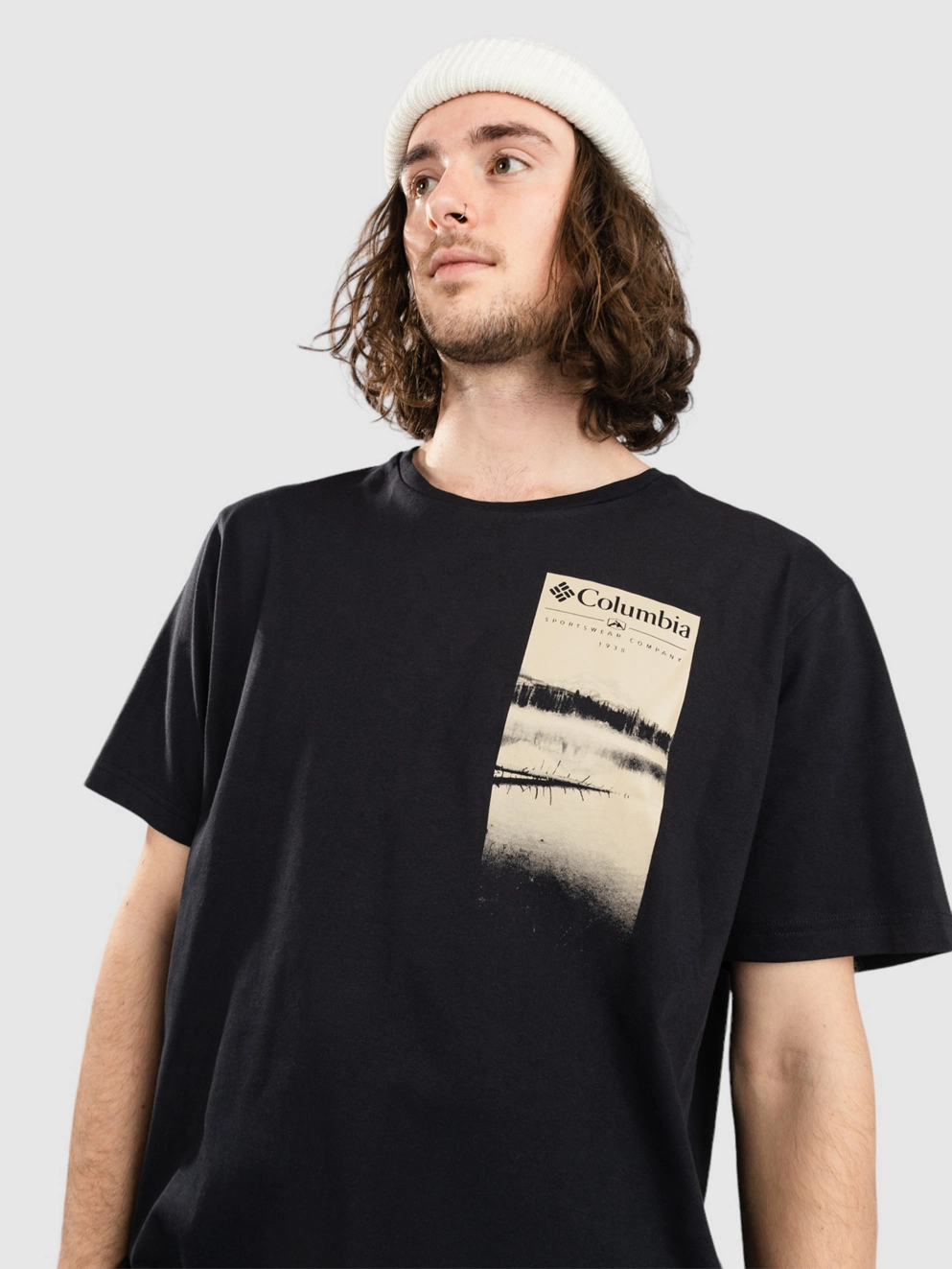 Columbia Explorers CanyonT T-Shirt blk hazy lakeside graph