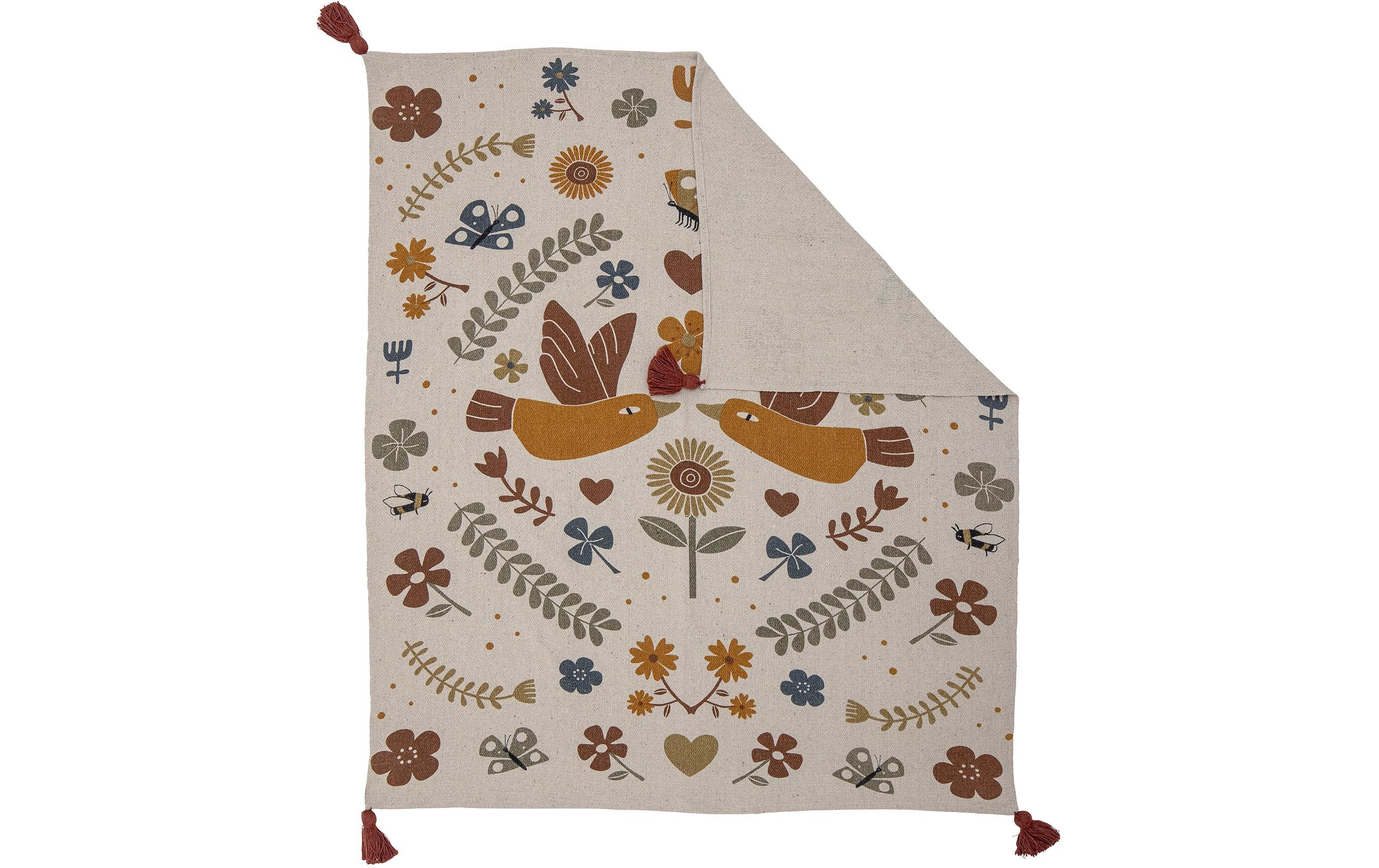 Kuscheldecke Bryn 160 x 130 cmDecke zum Kuscheln aus recycelter Baumwolle und Polyester