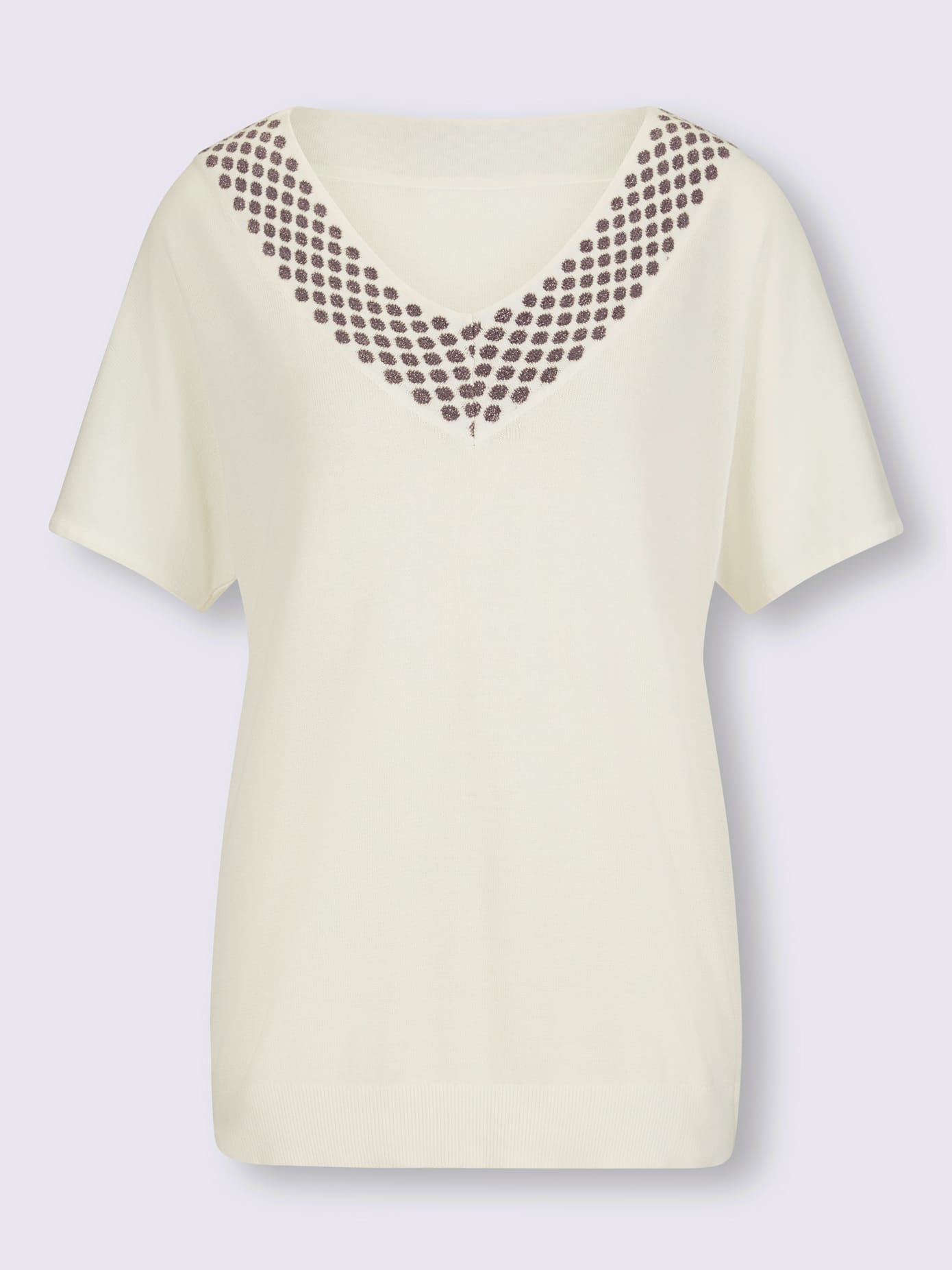 Pull mélange coton-viscose