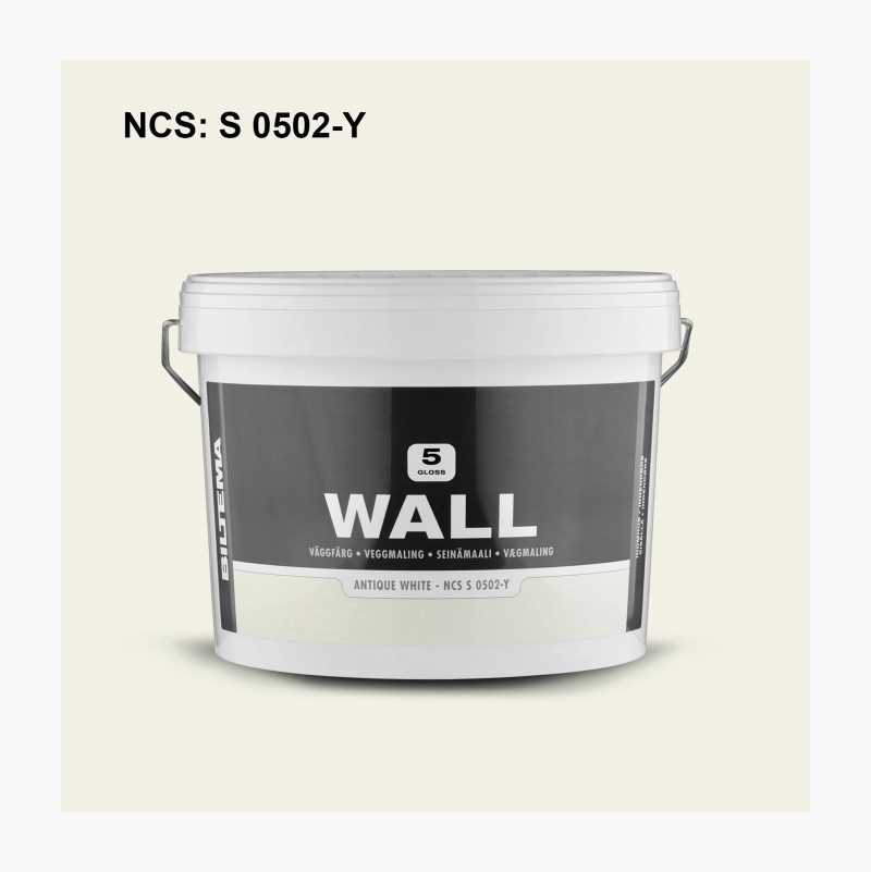 Veggmaling WALL, antikkhvit, 10 liter