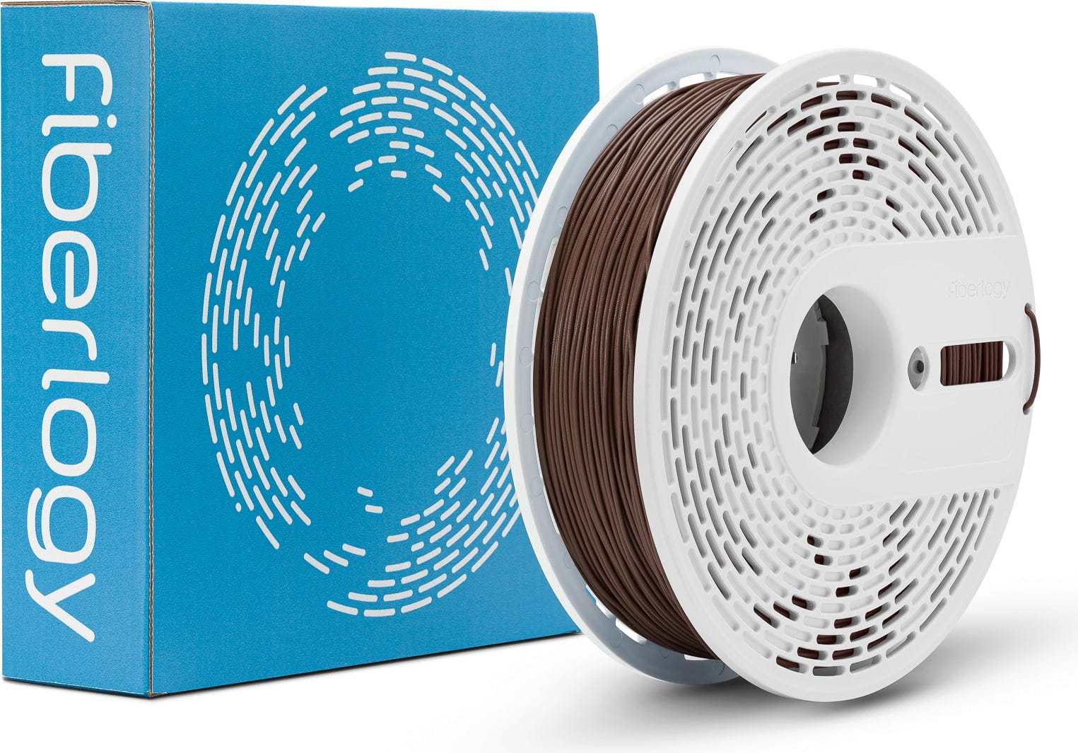 Fiberlogy  FiberFlex 40D Brown, 1,75 mm / 850 g    Flexibles Filament mit einer Shore Härte von D40 in Braun