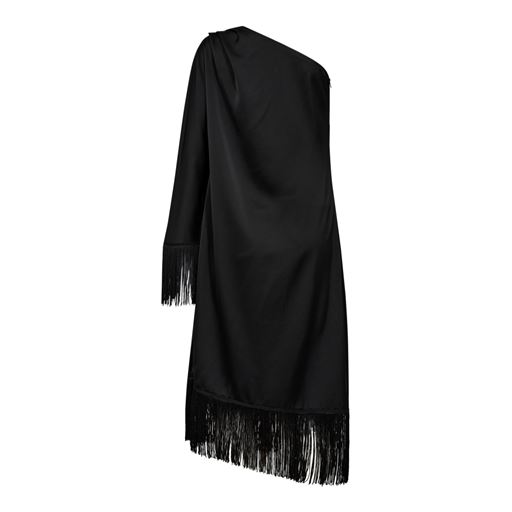 Co'Couture AdnaCC Fringe Kjole, Black, XL