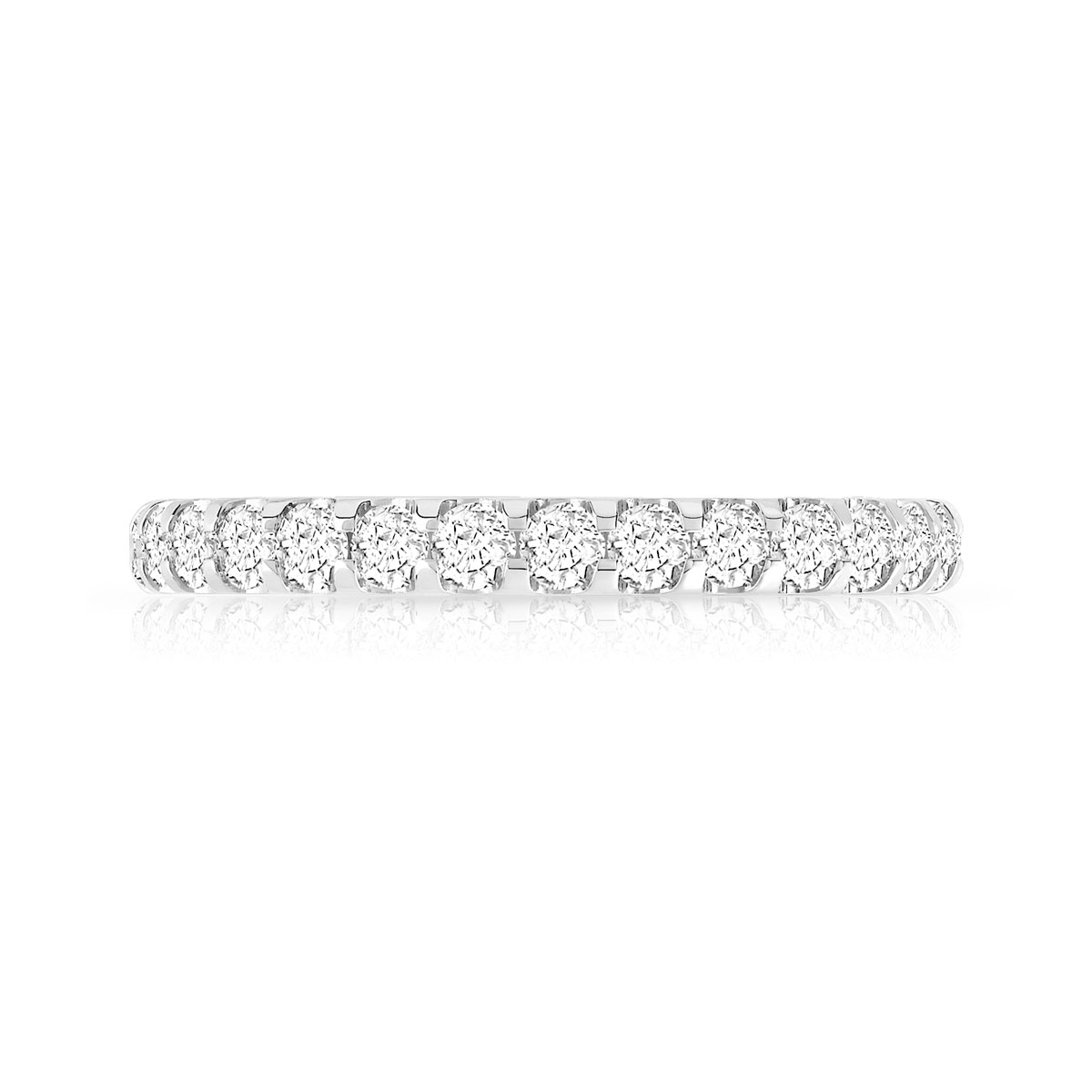 Alliance or 750 blanc diamant