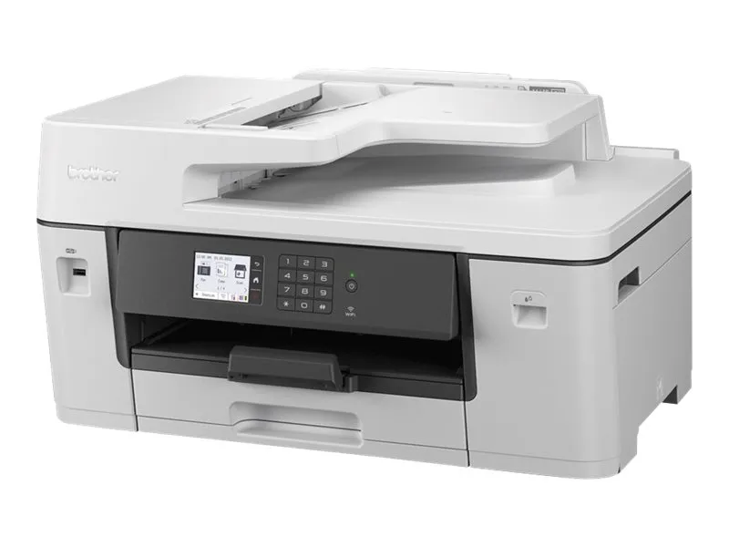 Brother MFC-J6540DW - Multifunktionsprinter - farve - blækprinter - A3 (medie) - op til 25 spm (kopiering) - op til 28 spm (udskriver) - 250 ark - 33.6 Kbps - USB 2.0, LAN, Wi-Fi(n), USB vært