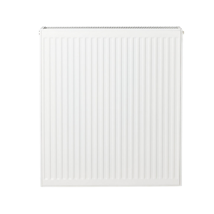 Radiateur eau chaude acier GoodHome blanc L. 80 cm x H. 90 cm