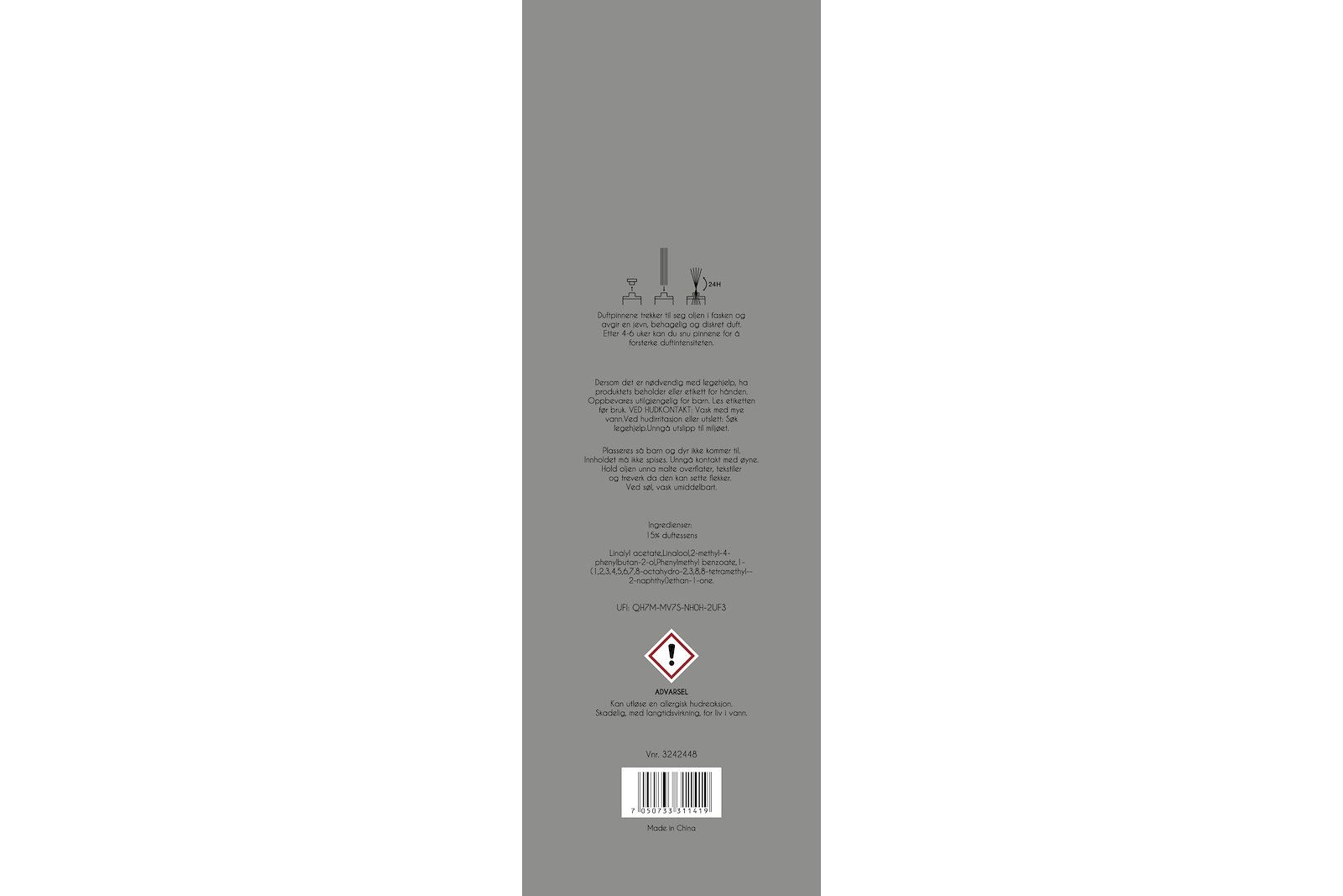 Fig Bay duftpinner Grønn, 150ml.