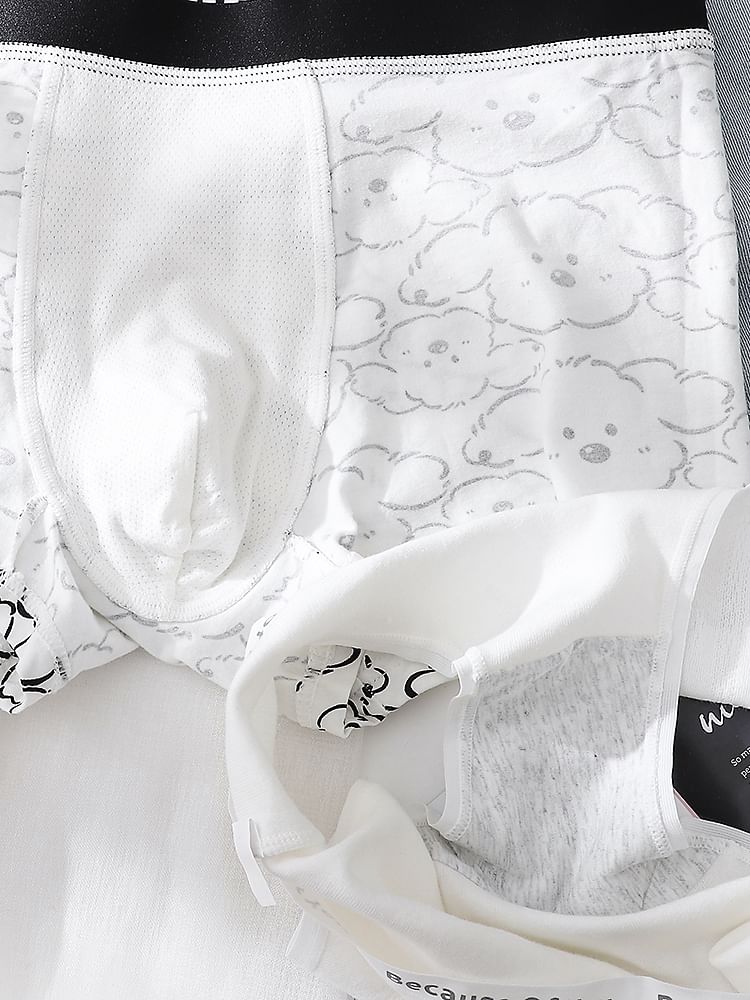 Pancherry - Koppelset: Hondenprint slipje + boxershort