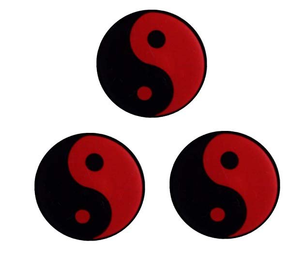 Tai Chi Damper schwarz/rot 3er