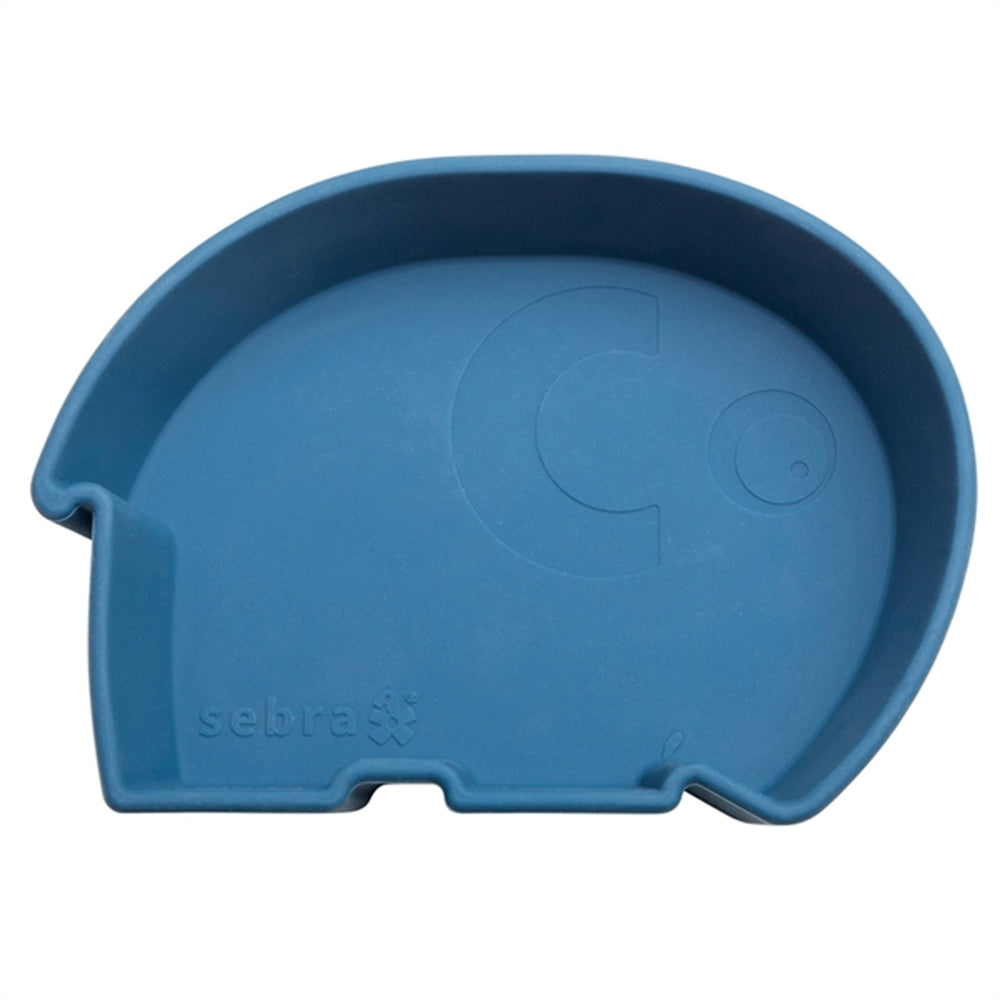 Silikone Skål Fanto Nordic Blue - Sebra