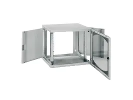 Schneider Actassi OPB NSYOPB12U4F - Rack kabinet - vægmonterbar - lysegrå, RAL 7035 - 12U - 19