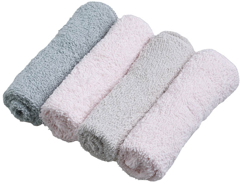 Niko øko frotteklut 30x30 4pk rosa