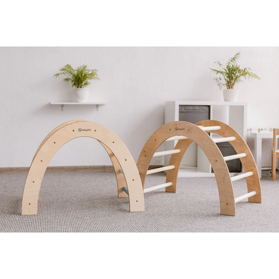 babyGO Kletterbogen XXL Woodland, natur