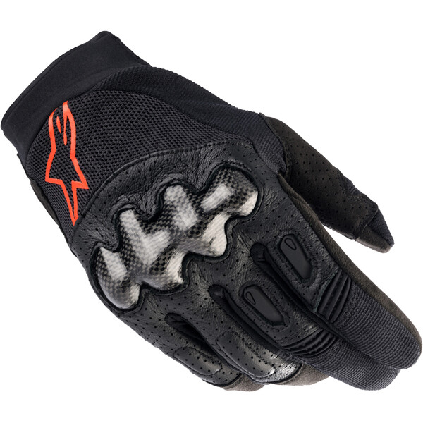 Alpinestars - Gants Megawatt Noir / Rouge fluo