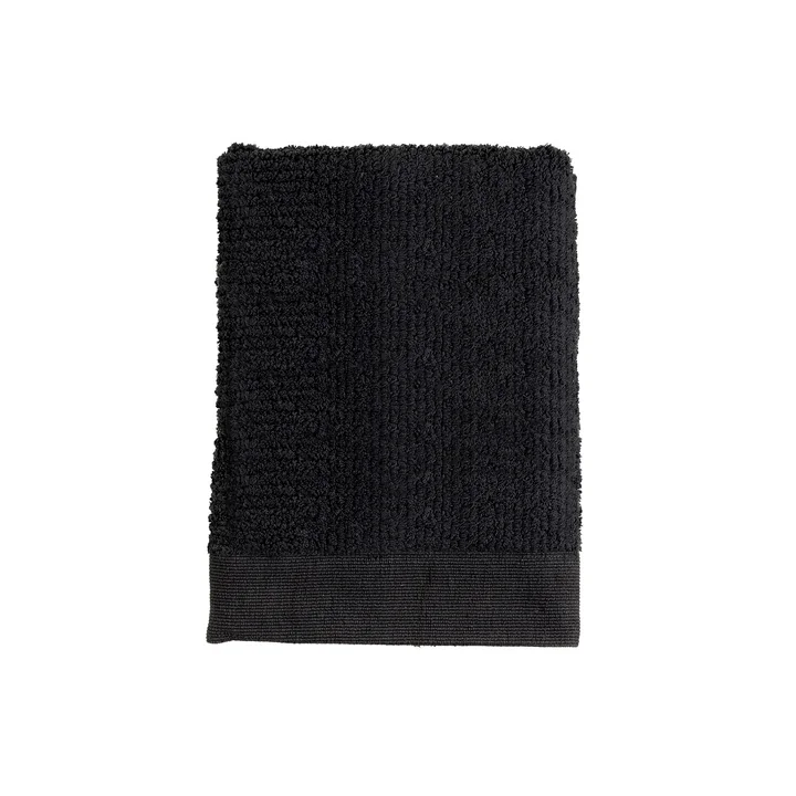 Zone Denmark - Classic Gästehandtuch, 50 x 70 cm, schwarz
