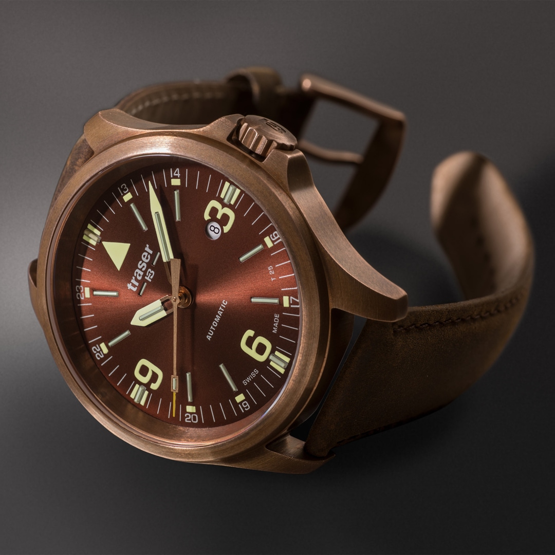 traser P67 Officer Pro Automatic Bronze Brown