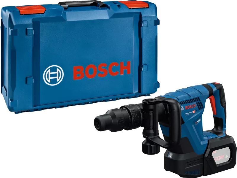 Bosch Professional Akku-Schlaghammer mit SDS max GSH 18 V-5 Kabellose Freiheit mit der Leistung eines Kabelgeräts: SDS max Abbruchhammer