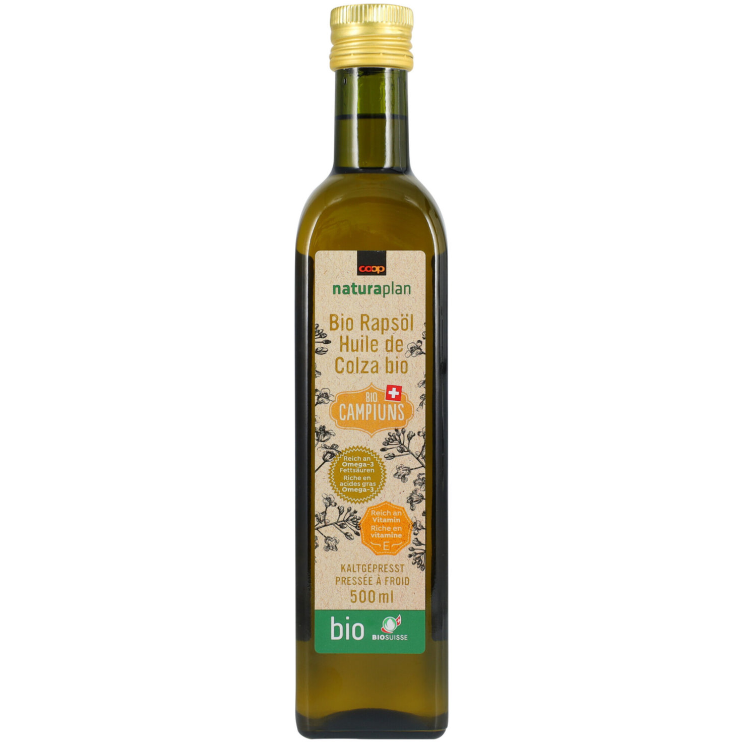 Naturaplan Bio Campiuns Rapsöl kaltgepresst