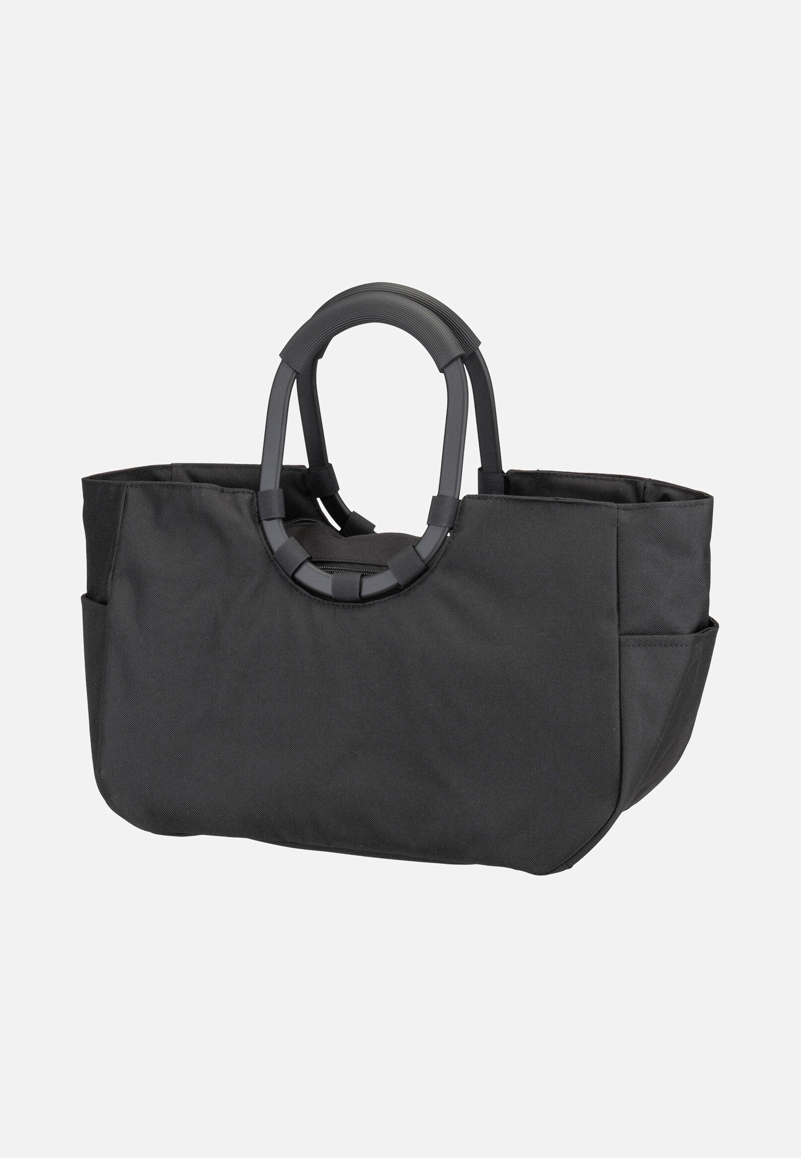loopshopper M frame Black/Black - Einkaufskorb