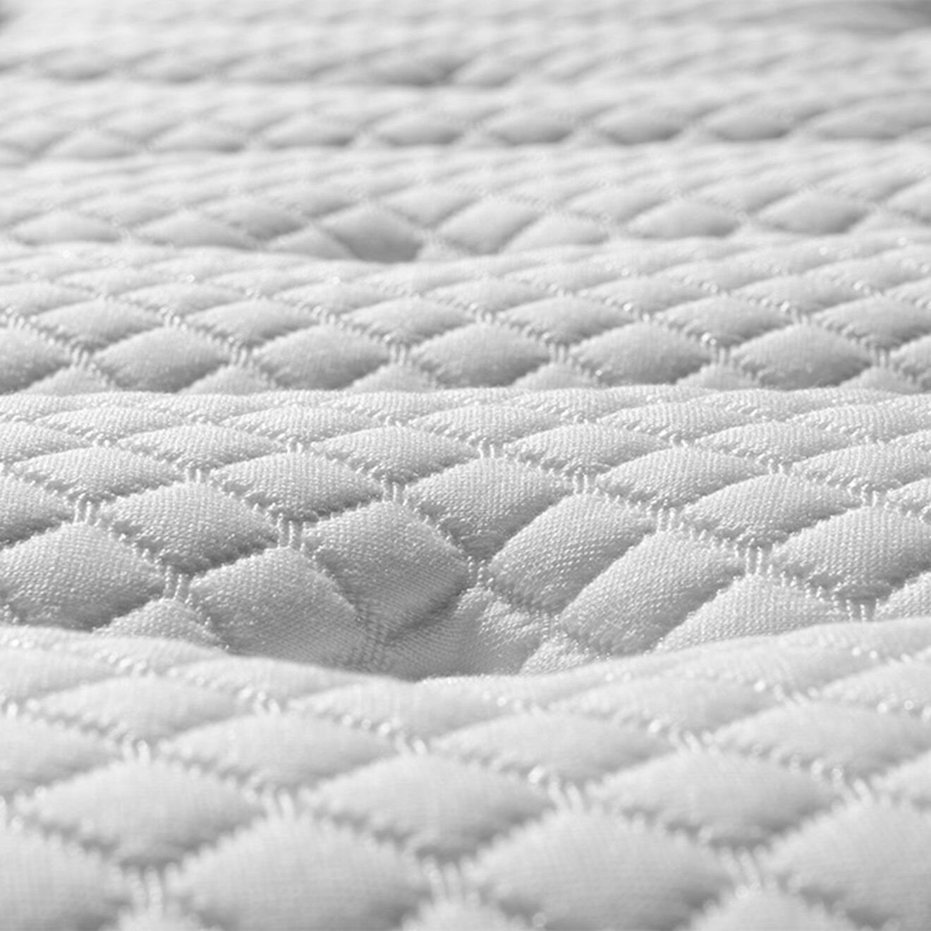 Literie Loft Hotel Ensemble matelas et sommier Urban blanc - 80x200 cm